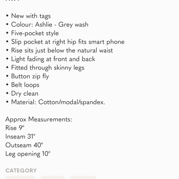 Joe's Jeans Hello Icon Grey Ashlie Skinny Jeans - Picture 5 of 7